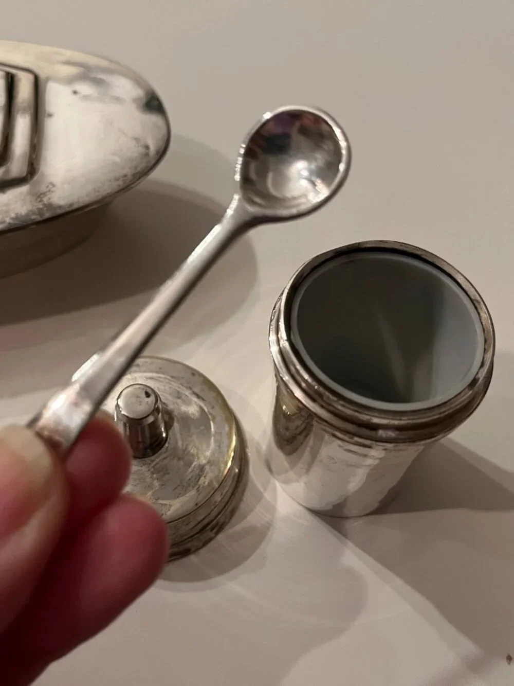 Condiment Holder - Vintage Boat Salt Pepper Shakers Condiment‎ Holder Set
